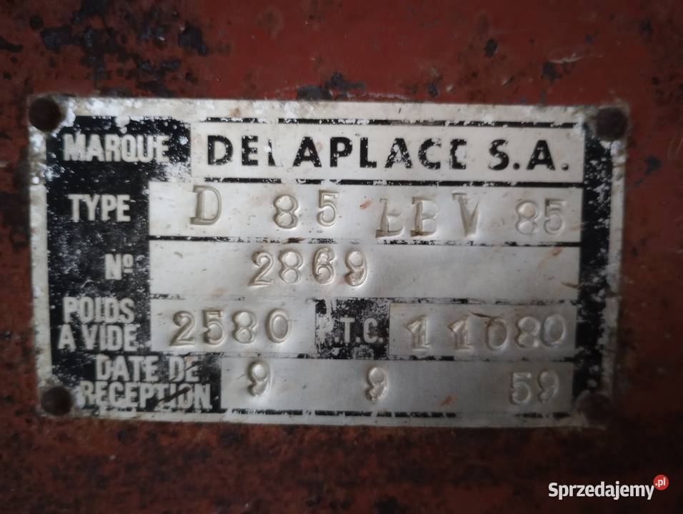 Przyczepa skorupowa jednoosiowa 85t wywrotka Łózki