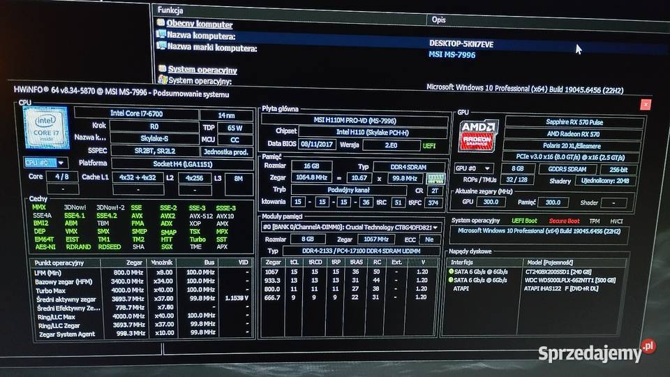 komputer monitor 500 Gorlice