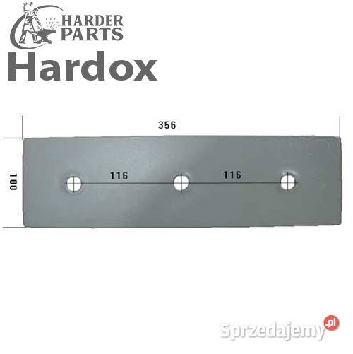 Płoza długa HARDOX 8211125Sd części do pługa sprzedam
