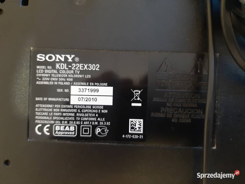 Sony Bravia KDL22EX302 LCD Łódź