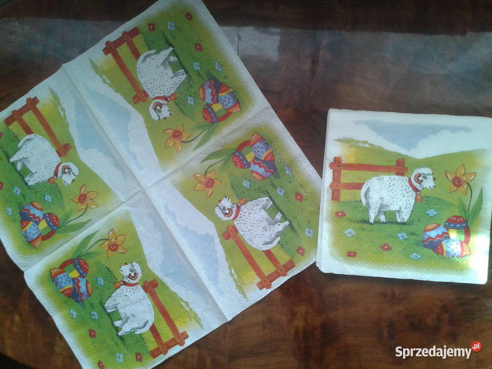 Serwetki do decoupage 33x33 WIELKANOCNE 7 Łódź