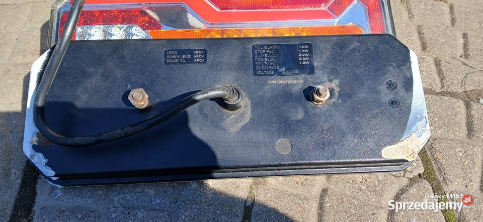 Lampy tylne 1224v dynamiczny kierunek Tir Lublin