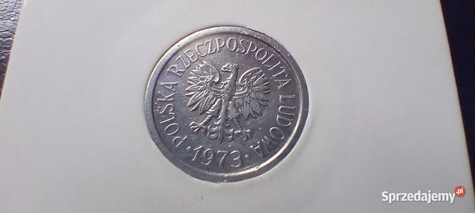 Stare monety 10 groszy 1973 bez znaku mennicy Lesko
