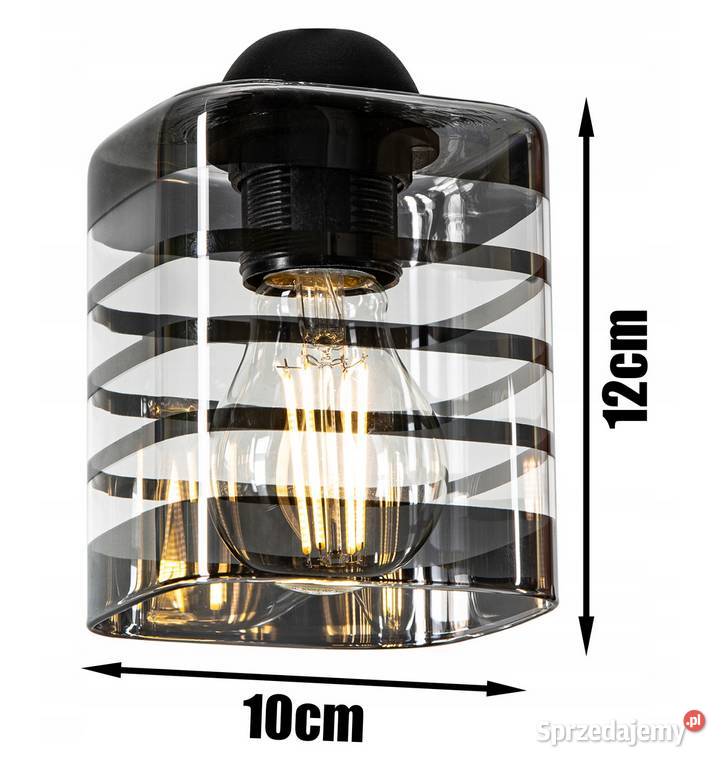 LAMPA WISZĄCA SUFITOWA ŻYRANDOL potrójna szklana Oświetlenie Choroszcz sprzedam