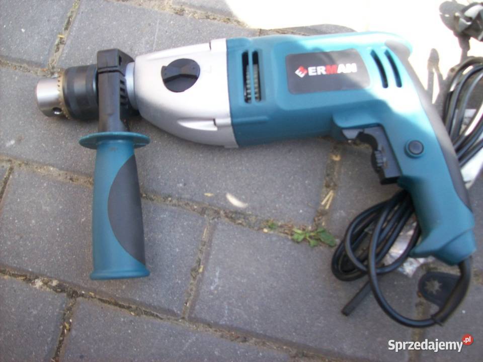 Wiertarka udarowa 2 biegi 1850W 16mm ERMAN Narzędzia Głogowa