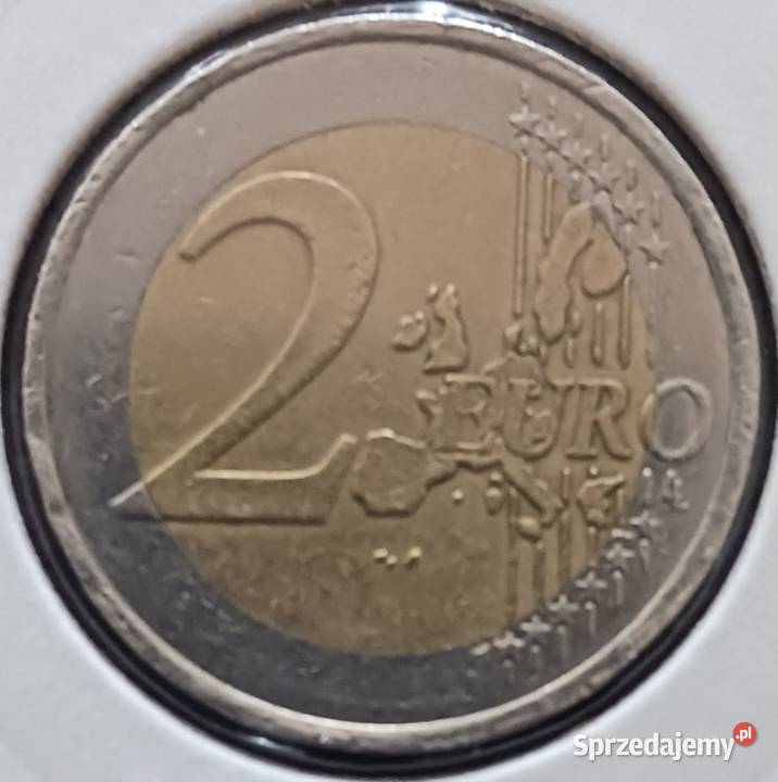 2 Euro Francja 2001 r przesunięcie stempla Numizmatyka sprzedam