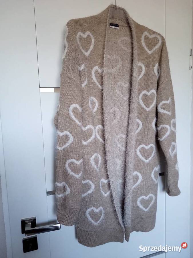 Kardigan w serduszka rozmiar L Tychy