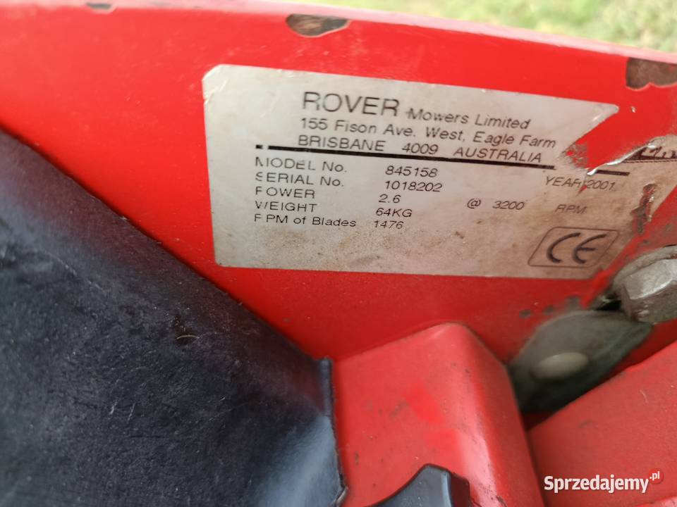 Kosiarka wrzecionowa Rover 45 2001 r Pozostałe
