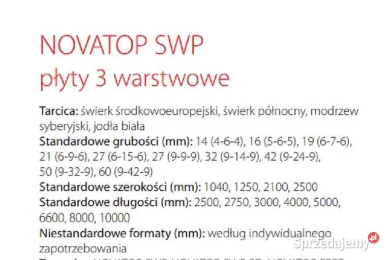 PŁYTA 3 WARSTWOWA MASYWNA 19X1250 2100X2500