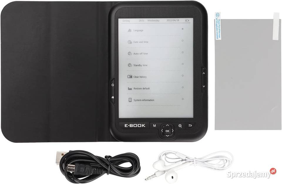 Czytnik ebooków ebook reader 6 8GB ekran Szczerbice