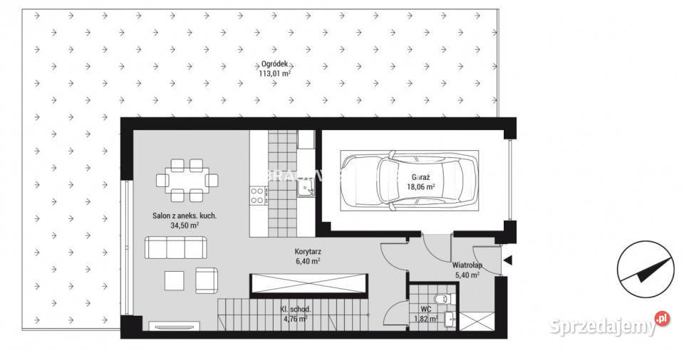 Dom bliźniak Kraków 12434m2 pustak Sprzedaż sprzedam