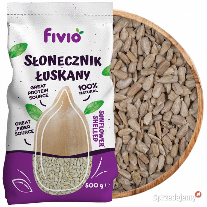 Słonecznik łuskany 500g Pozostałe Brzozów