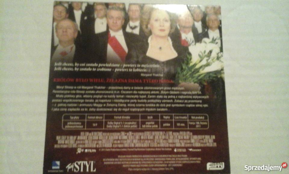 Żelazna Dama dvd Meryl Streep lektor Gliwice