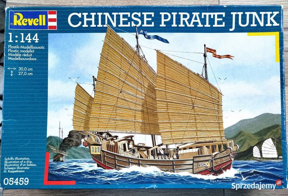 Chińska łódź żaglowiec Junk Revell