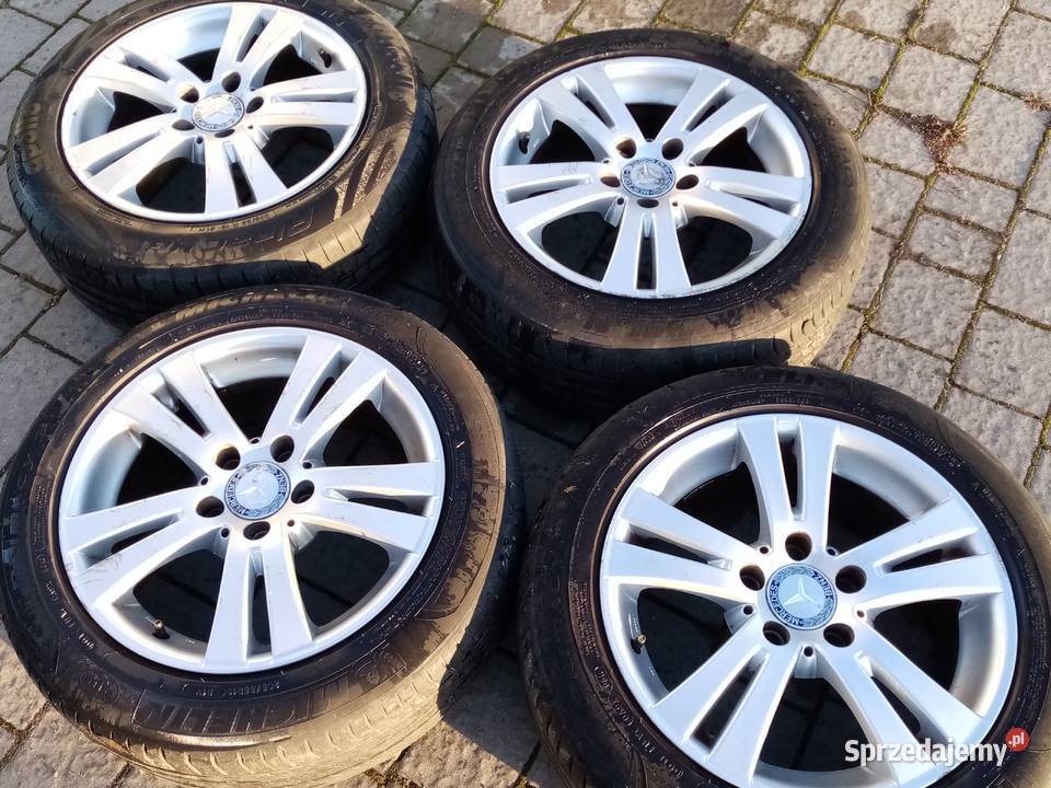 Alufelgi 16 Mercedes 5x112 et 45 opony letnie lubelskie Lublin
