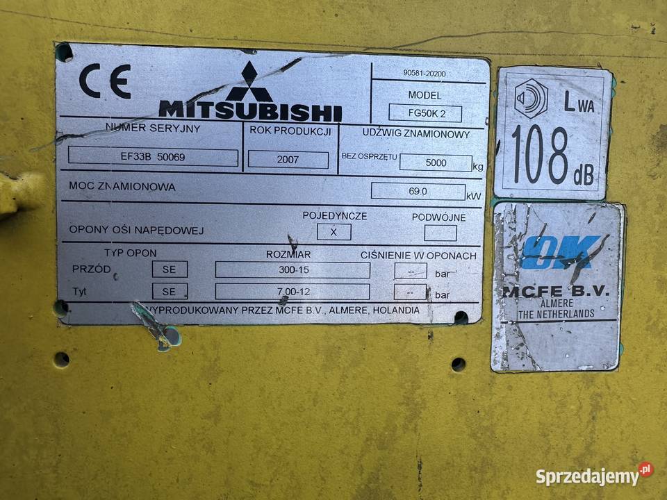 Mitsubishi Nissan 5t podlaskie