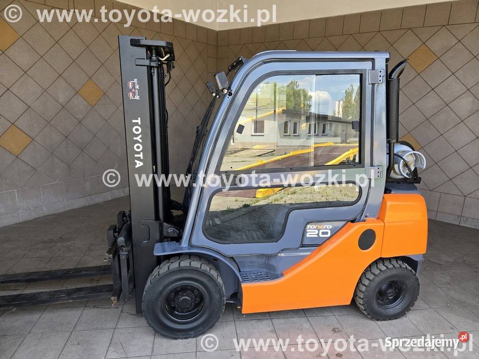 Wózek Widłowy TOYOTA 8FG25 Kabina wolny skok