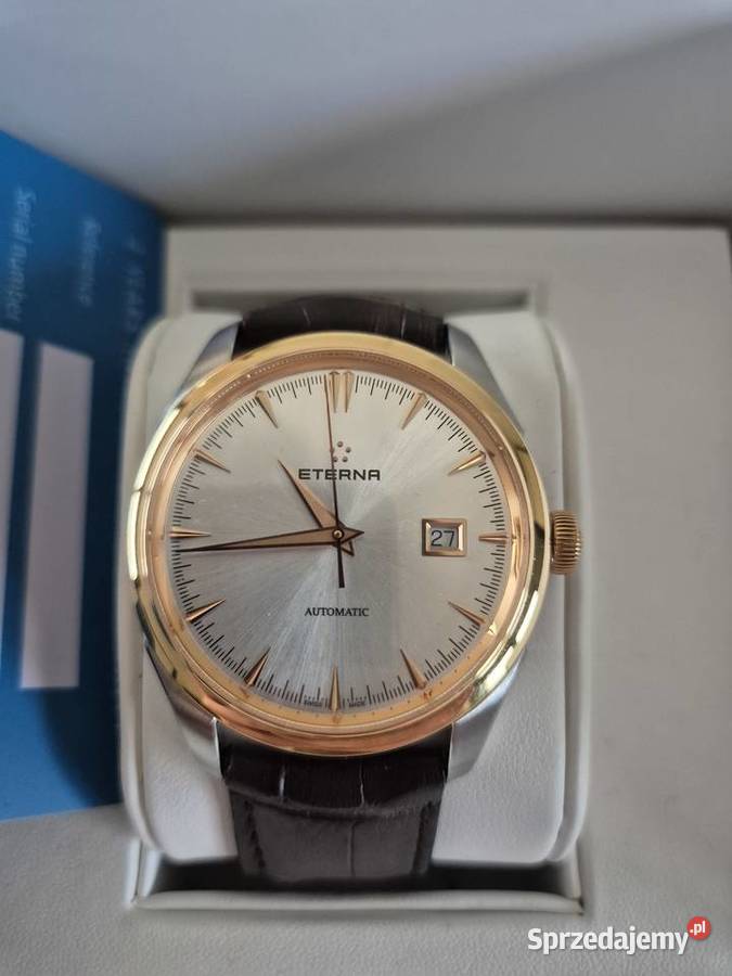 Zegarek męski Eterna 1948 Legacy Date Dębina