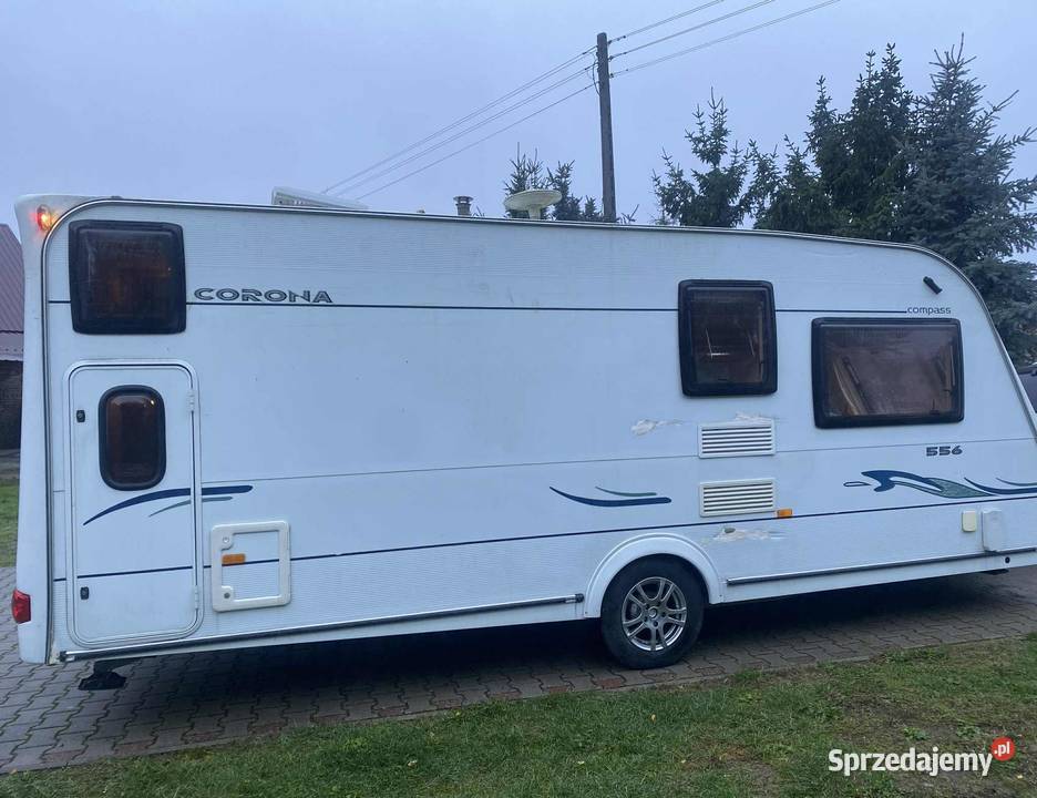 Sprzedam przyczepę kempingową Compass Corona 556 lubuskie Rzepin