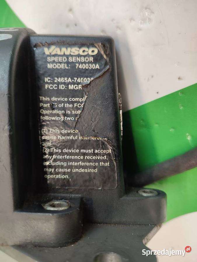 Czujnik Prędkości Radar 36897200 VANSCO Wilkowo