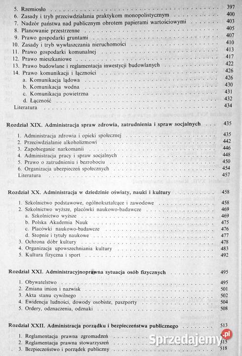 Polskie prawo administracyjne Jacek Lang Jerzy Pozostałe lubelskie