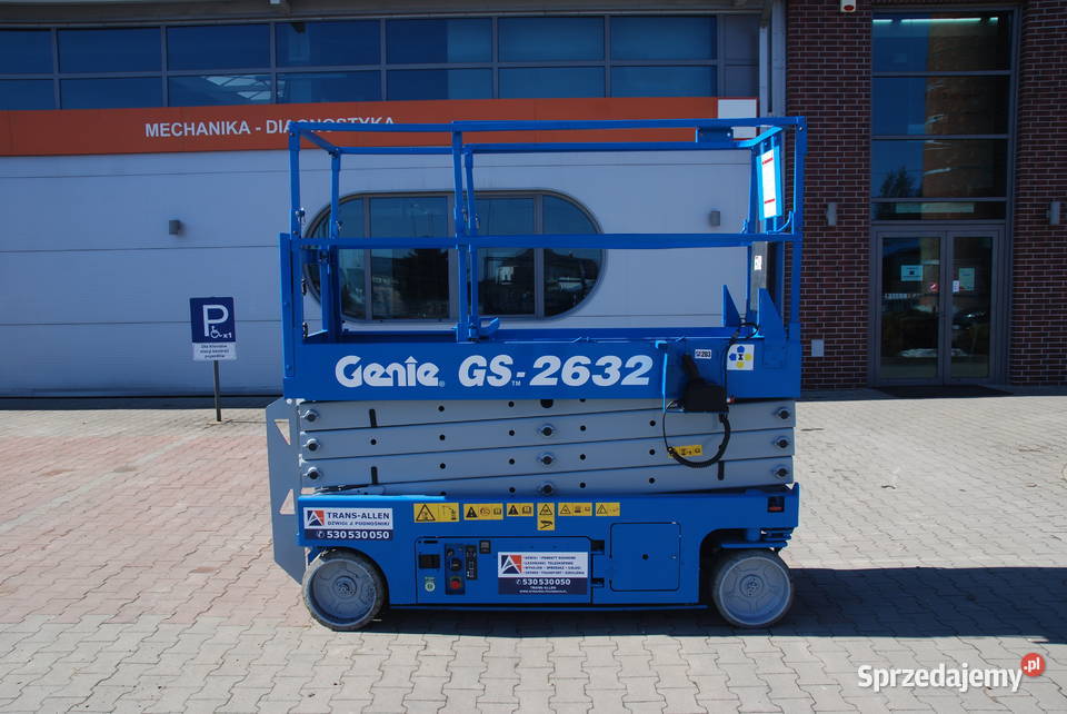 Podnośnik nożycowy GENIE GS 2632 203 Koła Dźwigi, podnośniki