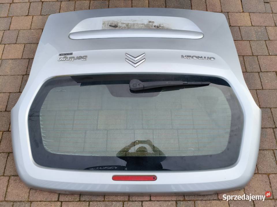 Klapa Bagażnika Citroen Berlingo II Srebrna EZRC Klapy bagażnika Wyszków sprzedam