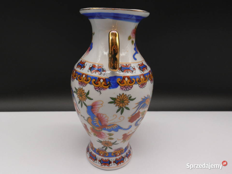 Wazon Porcelanowy w Stylu Orientalnym Rajski