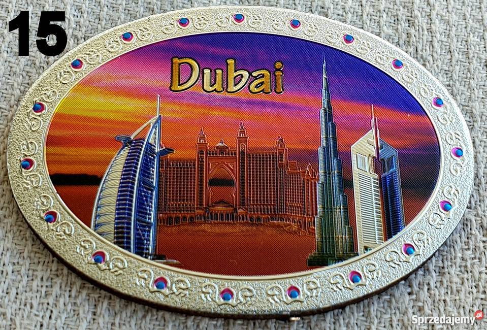 Magnes magnez na lodówkę ZEAUAEDubajEmiraty Kobyłka