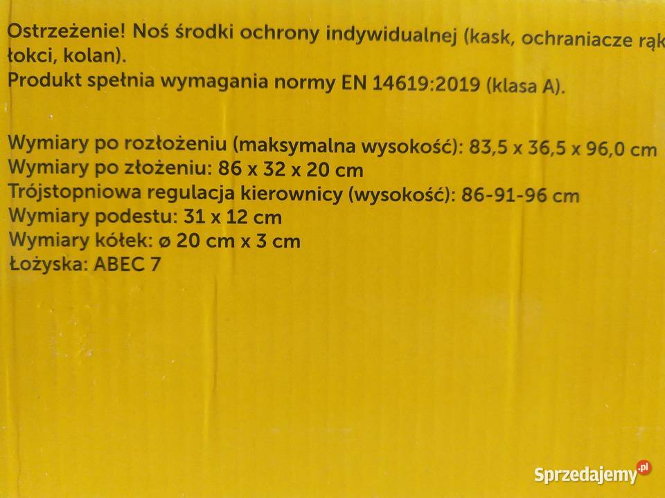 NAJTANIEJ Hulajnoga 2 Kołowa 8 200 mm 100 Zabrze