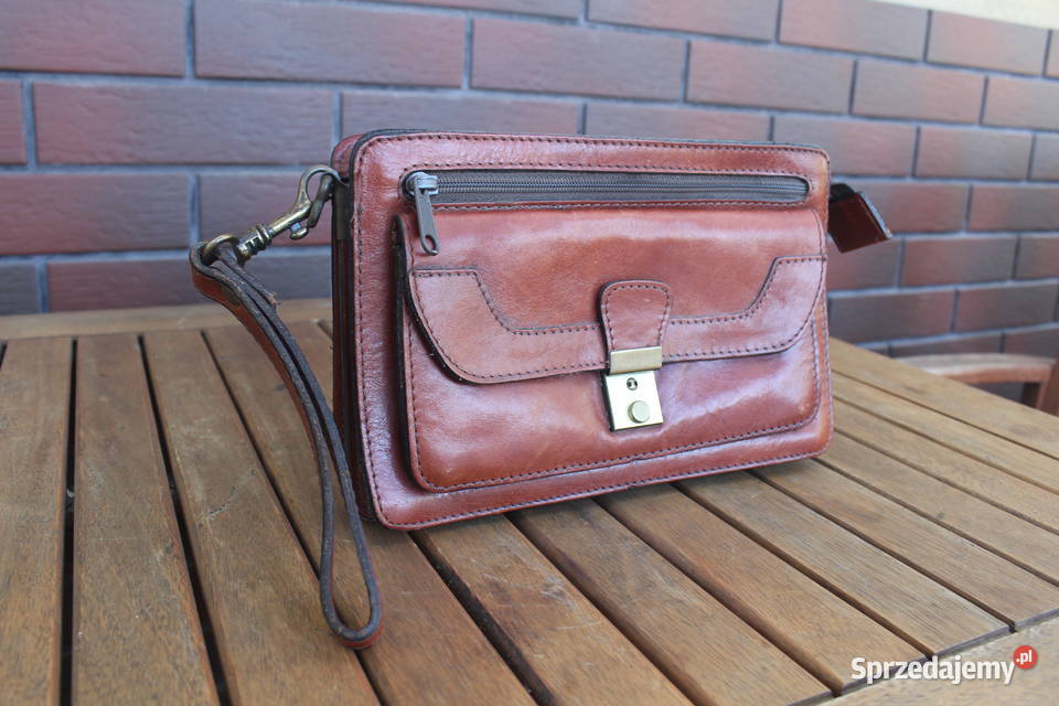 saszetka skórzana Kalisz sprzedam