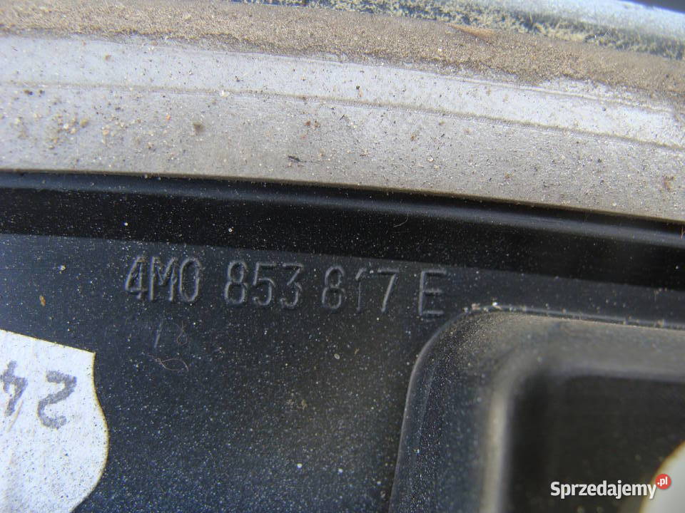 AUDI Q7 LISTWA BŁOTNIK LEWY TYŁ 4M0853817E Goleniów