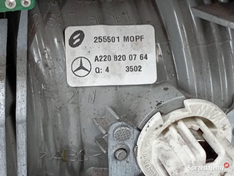 LAMPA TYŁ LEWA SEDAN LIFT A2208200764
