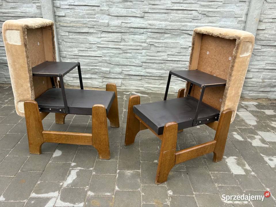 Taboret ze stopniami dębowy solidny i Ostrów Wielkopolski