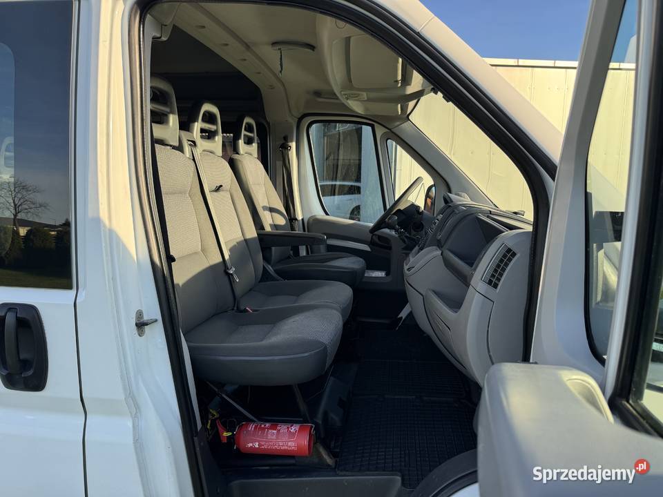 Peugeot BOXER 22 DIESEL Klimatyzacja 6 Osobowy welurowa tapicerka Konin
