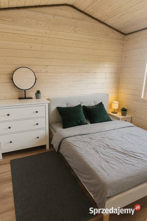 MOBILNY DOMEK CALMA 1 o wymiarach 8x3 m² na działkę, nad jezioro