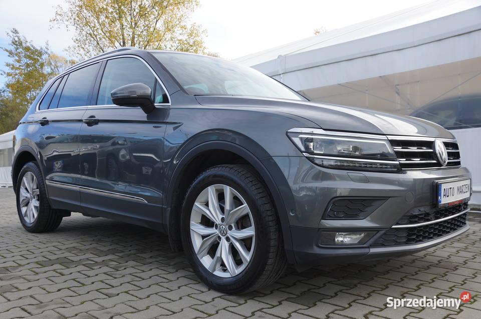 Volkswagen Tiguan 20 TDI CR 190 4x4 Virtual łopatki zmiany biegów małopolskie Nowy Sącz sprzedam