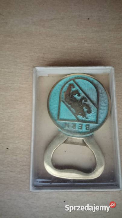 Mosiężny Otwieracz do butelek BERN kujawsko-pomorskie Nakło nad Notecią