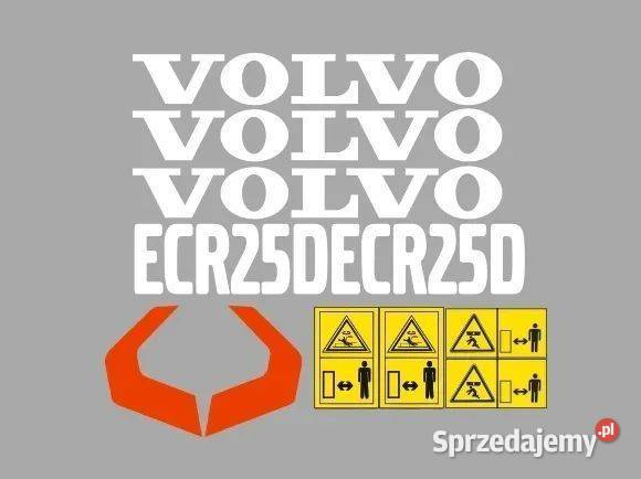 Naklejki oklejenie VOLVO ECR25D Zamiennik