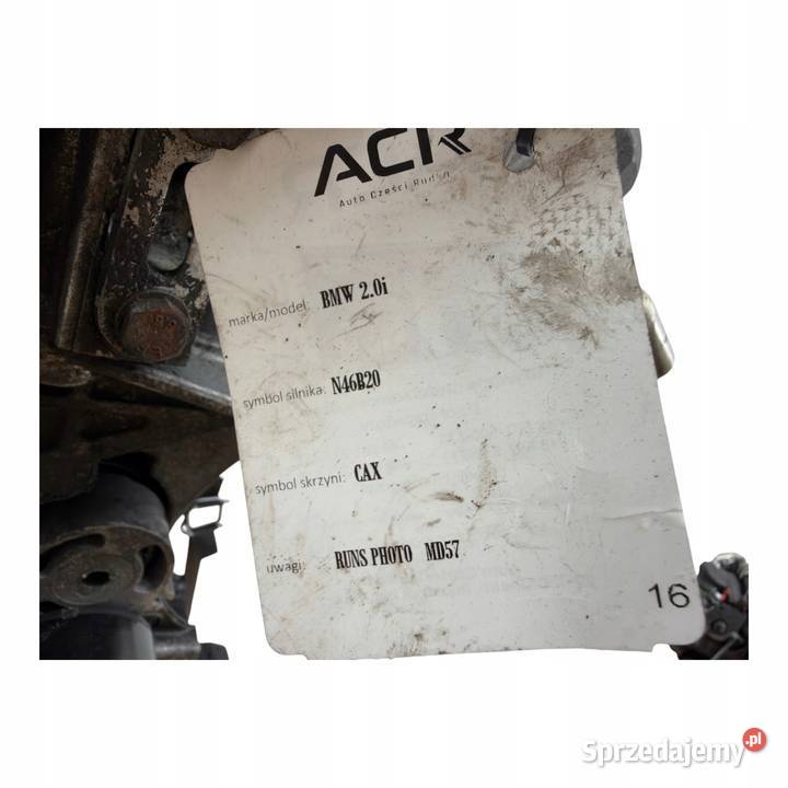 SILNIK N46B20 N46B20B BMW X1 E84 E90 E91 E92 E93 Chełm