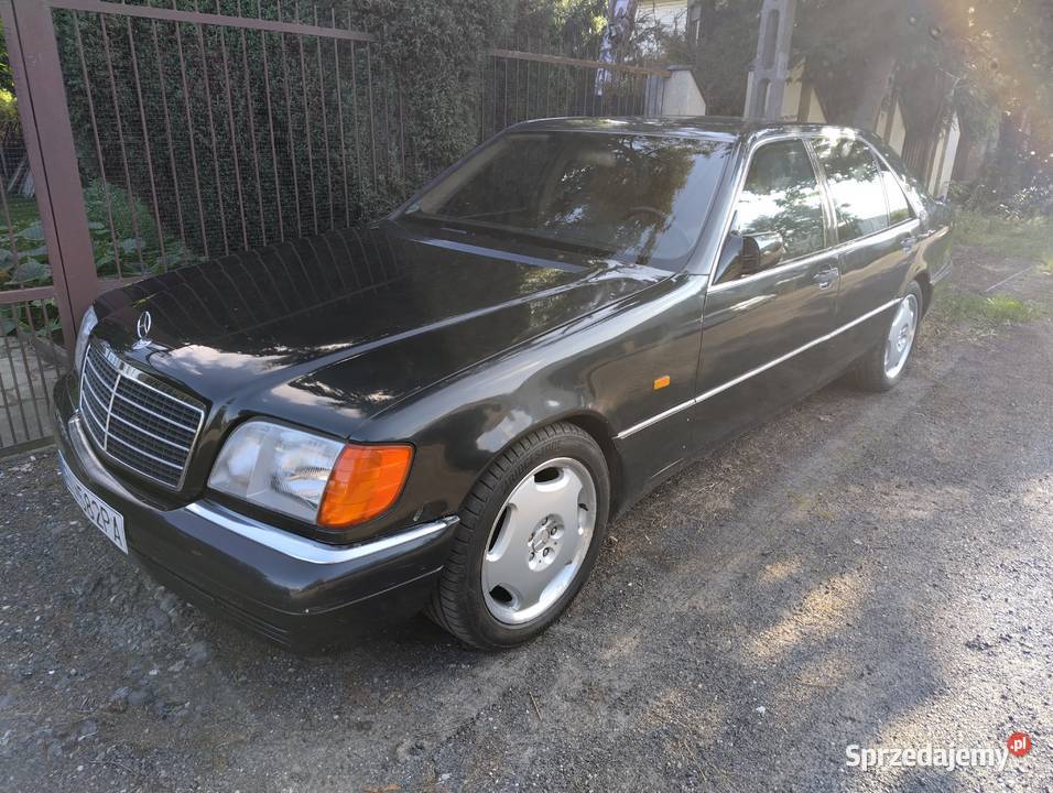 Mercedes W140 600SEL jeden z pierwszych Zabytek łódzkie Łódź