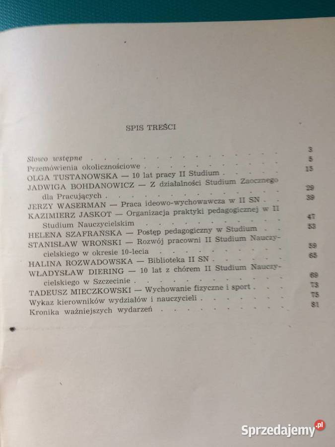 3420 10 Lat II Studium Nauczycielskiego W Szczecin