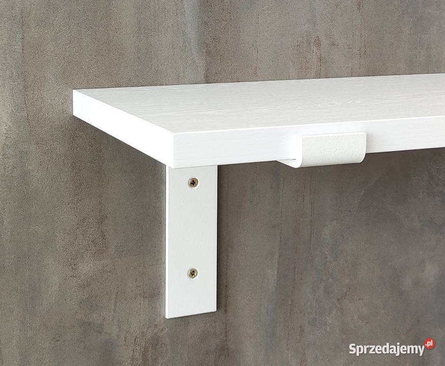 wspornik do półek biały metalowy 2 4cm Bydgoszcz