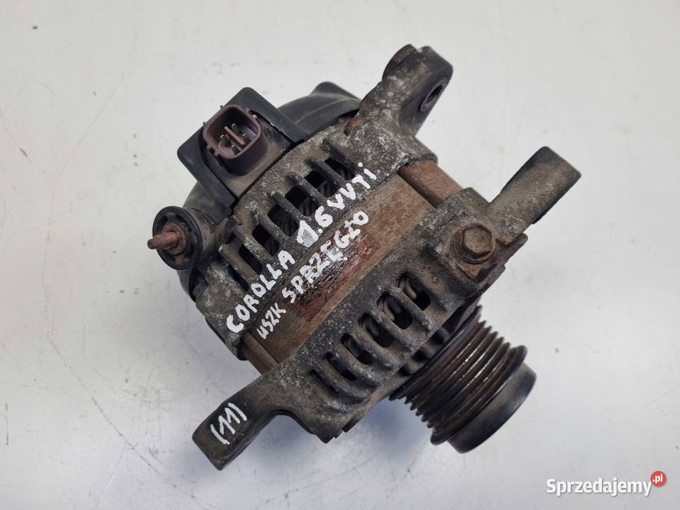 ALTERNATOR Toyota Corolla E15 16 VVTi 16V DENSO Układ elektryczny silnika Chełm