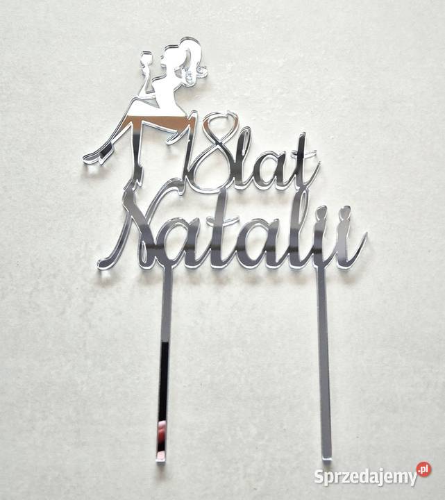 Topper personalizowany imię dziecka