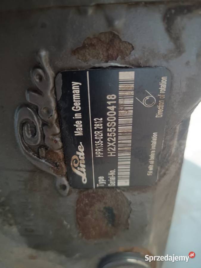 Pompa jazdy Linde HRR13502R 2612 Volvo EW 160