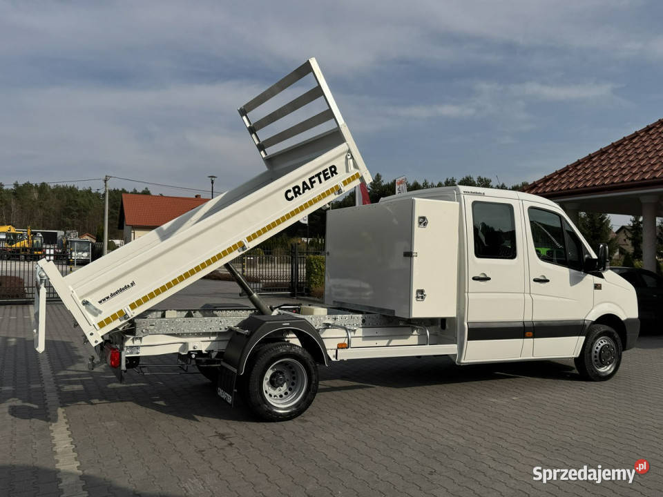 Volkswagen Crafter 6 Osób Brygadówka DOKA Widełki