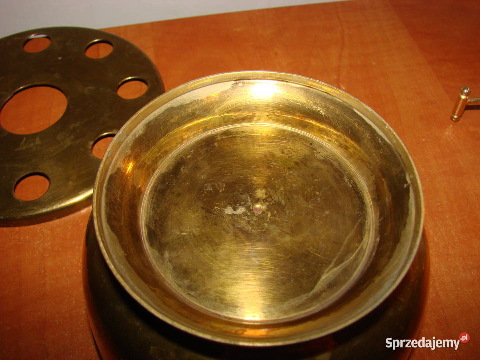 mosiężny podgrzewacz świecznik sprzedam