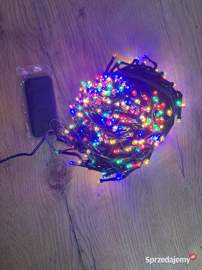 Łańcuchy Zewnętrzne 800 LED Wodoodporne 8 TRYBÓW Stalowa Wola