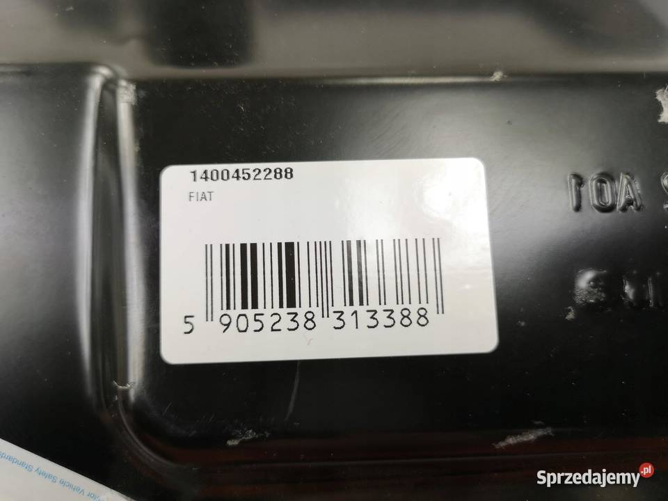 NAROŻNIK BŁOTNIKA LEWY TYŁ FIAT SCUDO 20072016 sprzedam
